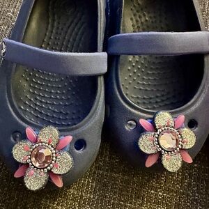 Blue Crocs sandals toddler size 5